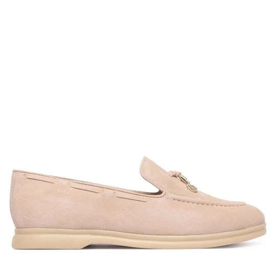 Obrázek produktu Loafersy Guess Aryanai FLTNAI SUE14 Světle béžová