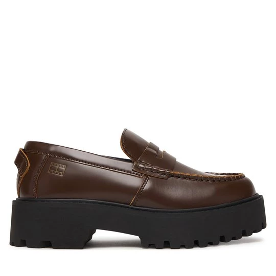 Obrázek produktu Loafersy Tommy Jeans Archive '01 Leather Loafer EN0EN03022 Hnědá