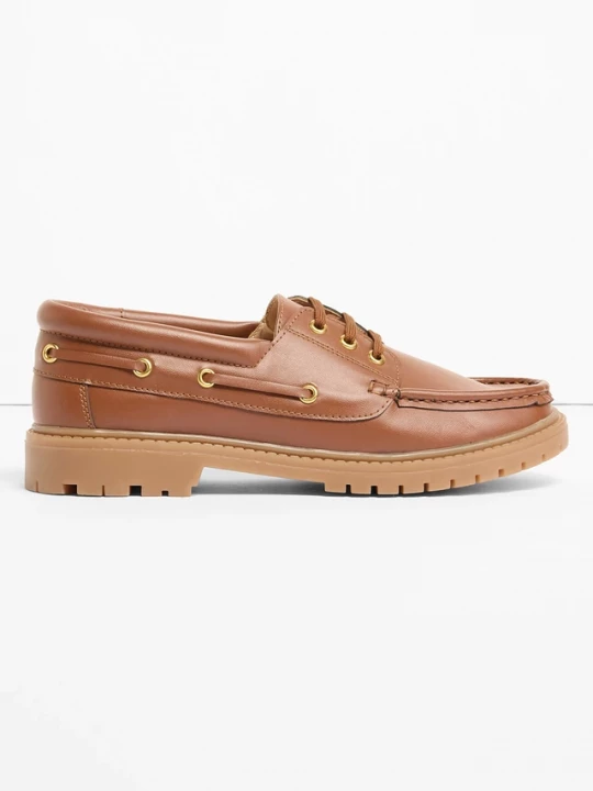 Obrázek produktu Loafersy ze sznurowaniem BonPrix brązowy