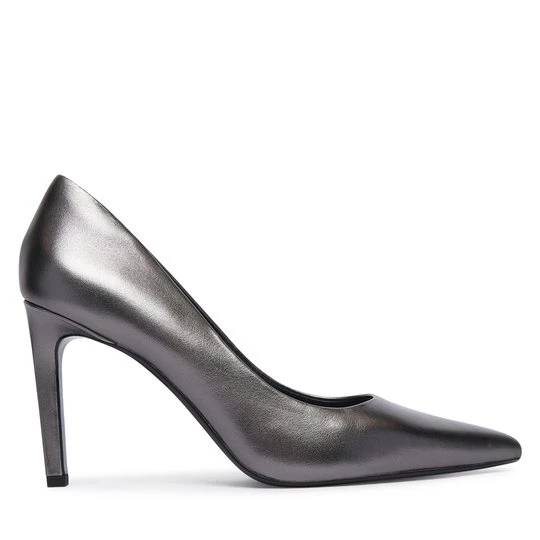 Obrázek produktu Lodičky Calvin Klein Ess Stiletto 90 Met Lth HW0HW03436 Tmavě šedá