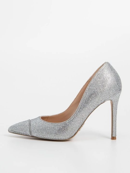 Obrázek produktu Lodičky na vysokém podpatku Steve Madden stříbrná barva