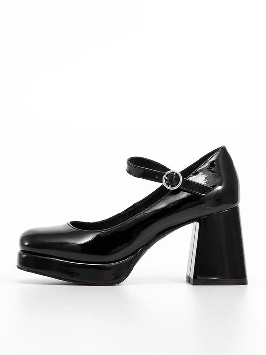 Obrázek produktu Lodičky s platformou Steve Madden skvrnitě antracitová