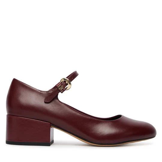 Obrázek produktu Lodičky Tommy Hilfiger Heeled Maryjane Buckle FW0FW09347 Bordó