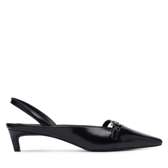 Obrázek produktu Lodičky Tommy Hilfiger Th Buckle Kitten Slingback Pump FW0FW09384 Černá