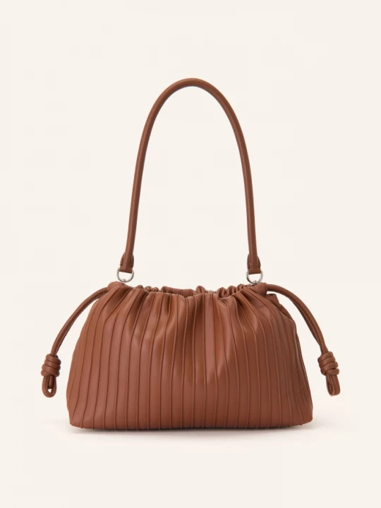 Obrázek produktu Loewe Kabelka Přes Rameno Flamenco Medium hnědá / stříbrná