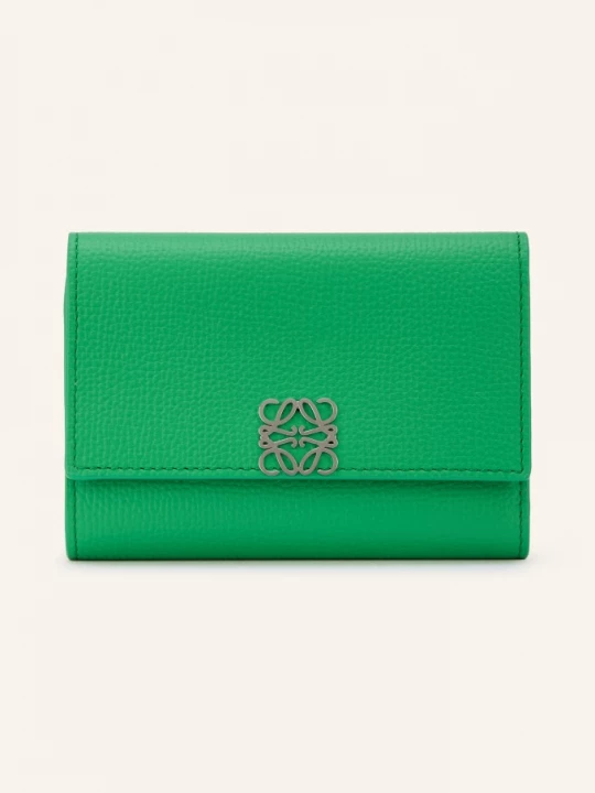 Obrázek produktu Loewe Peněženka Anagram Small zelená / stříbrná
