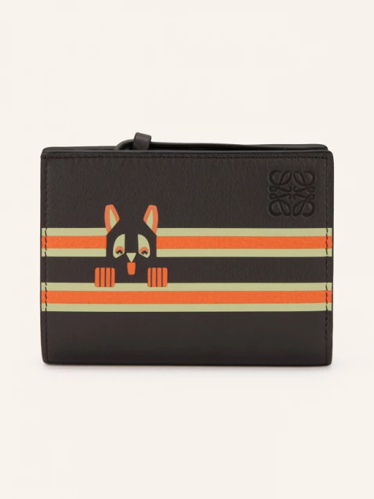 Obrázek produktu Loewe Peněženka Futurist Cat tmavě hnědá / oranžová / mátová