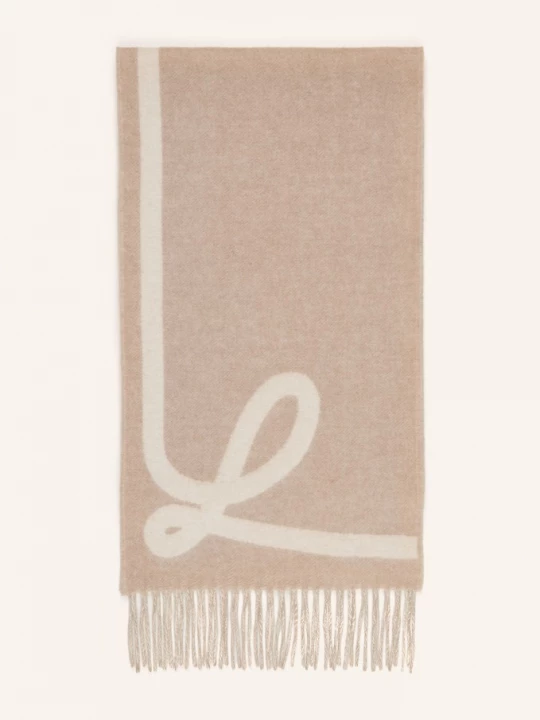 Obrázek produktu Loewe Šála černošedá / bílá