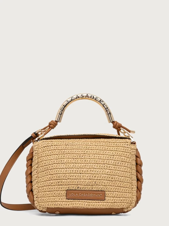 Obrázek produktu Lola Casademunt crossbody kabelka dámská pletená béžová