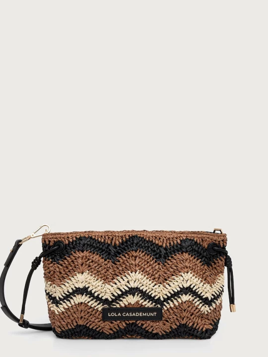Obrázek produktu Lola Casademunt crossbody kabelka dámská pletená hnědá