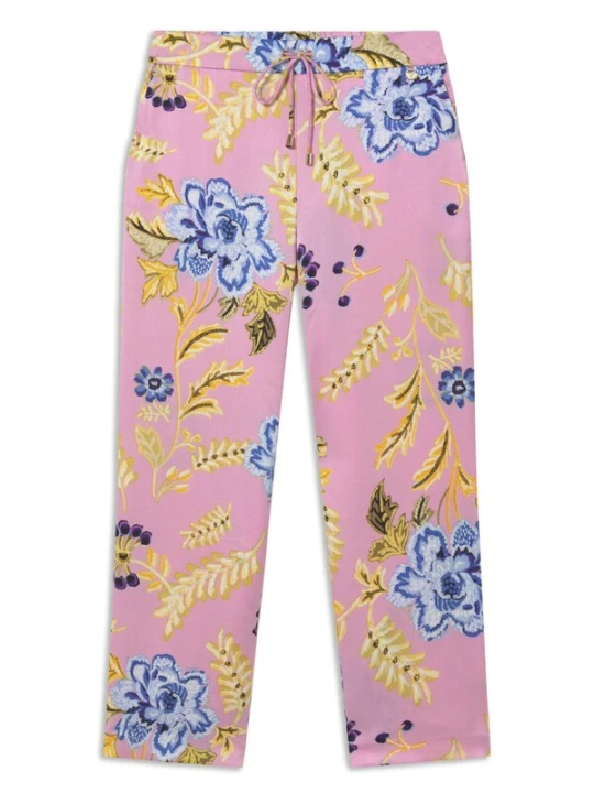 Obrázek produktu Lola Casademunt Kalhoty tmavě modrá / žlutá / ostružinová / pink