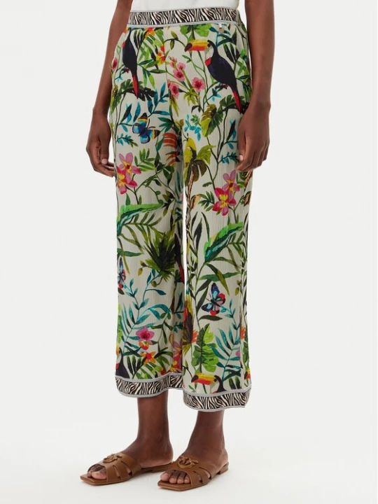 Obrázek produktu LOLA CASADEMUNT Kalhoty z materiálu LS2514016 Barevná Relaxed Fit