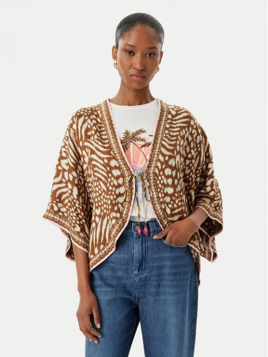 Obrázek produktu LOLA CASADEMUNT Kimono LS2602002 Hnědá Regular Fit