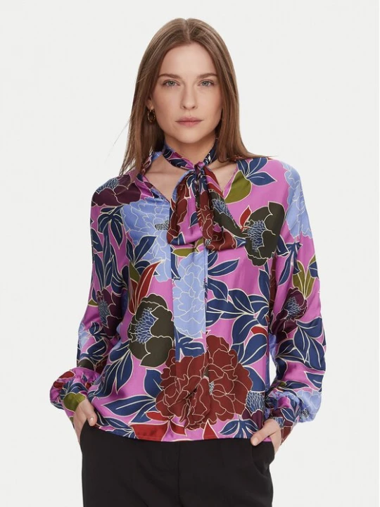 Obrázek produktu LOLA CASADEMUNT Košile MF2515003 Fialová Loose Fit