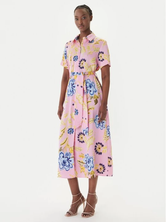 Obrázek produktu LOLA CASADEMUNT Košilové šaty LS2616088 Růžová Regular Fit
