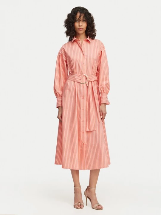 Obrázek produktu LOLA CASADEMUNT Košilové šaty MS2616039 Korálová Regular Fit
