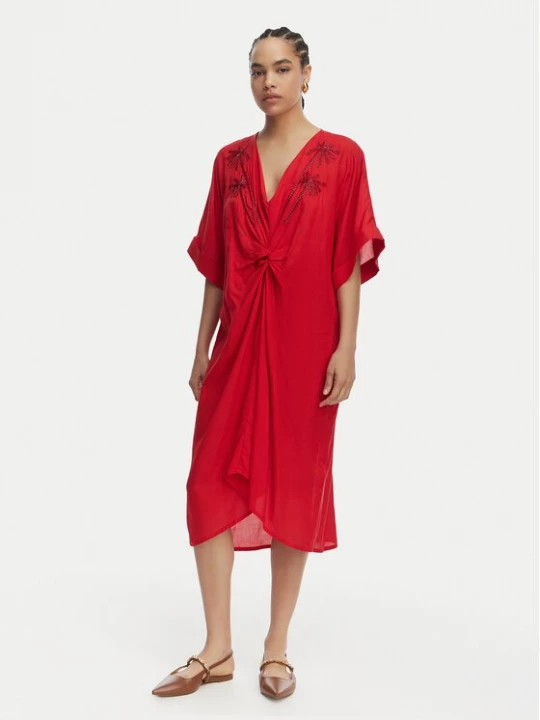 Obrázek produktu LOLA CASADEMUNT Letní šaty LS2616010 Červená Relaxed Fit