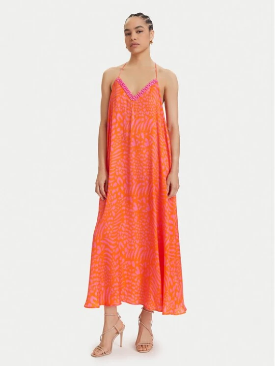 Obrázek produktu LOLA CASADEMUNT Letní šaty LS2616030 Oranžová Regular Fit