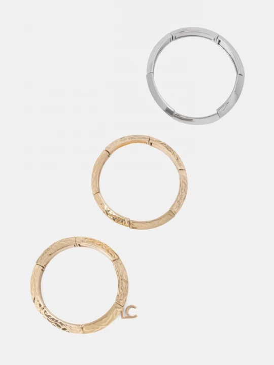Obrázek produktu Lola Casademunt Náramky Lola Casademunt 3-pack zlatá