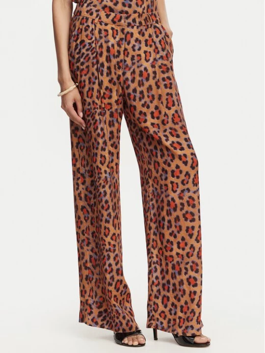Obrázek produktu LOLA CASADEMUNT Palazzo kalhoty MS2614002 Hnědá Wide Leg