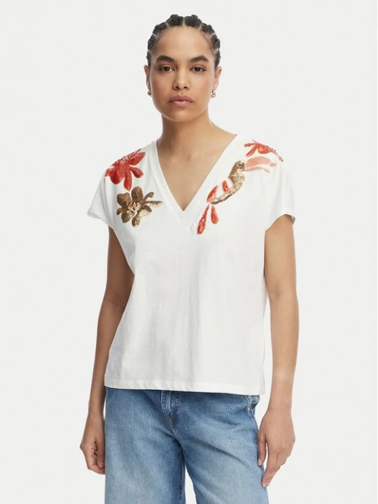 Obrázek produktu LOLA CASADEMUNT T-Shirt MS2615002 Bílá Regular Fit