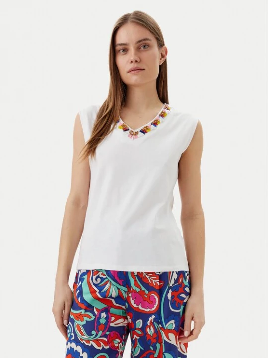 Obrázek produktu LOLA CASADEMUNT Top MS2515021 Bílá Regular Fit