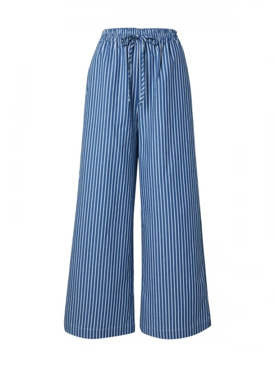 Obrázek produktu Lollys Laundry Kalhoty  enciánová modrá / bílá