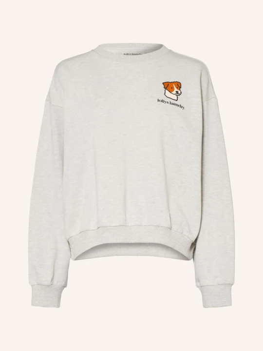 Obrázek produktu Lollys Laundry Mikiny Sydneyll světle šedá / koňaková / modrá
