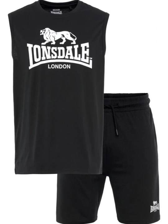 Obrázek produktu LONSDALE Joggingová souprava 'Allanton' černá / bílá