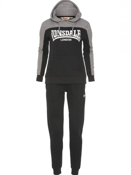 Obrázek produktu LONSDALE Joggingová souprava  šedá / černá / bílá