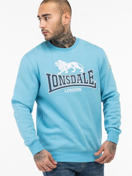 Obrázek produktu Lonsdale London Mikina 'Lawins'  námořnická modř / světlemodrá / bílá