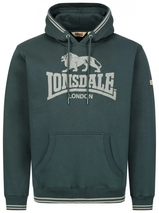 Obrázek produktu LONSDALE Mikina 'Outwood' tmavě zelená / offwhite