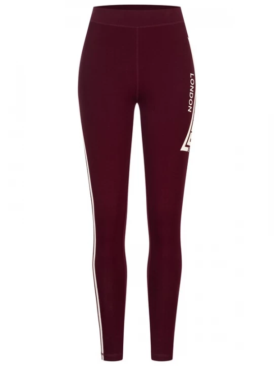 Obrázek produktu LONSDALE Sportovní kalhoty 'Lowstoft' vínově červená / bílá