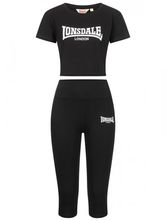 Obrázek produktu LONSDALE Tepláková souprava 'Ixworth' černá / bílá