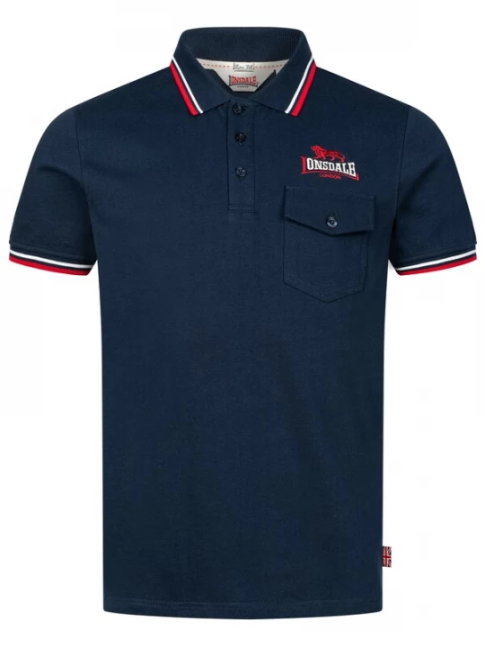 Obrázek produktu LONSDALE Tričko 'Lynton' světle béžová / marine modrá / červená / bílá