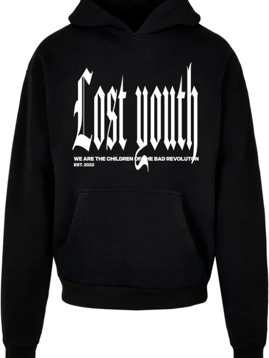 Obrázek produktu Lost Youth Mikina 'Classic V.4' černá / bílá