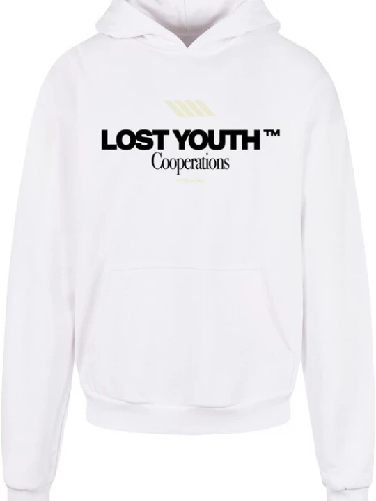 Obrázek produktu Lost Youth Mikina 'Cooperations'  černá / bílá