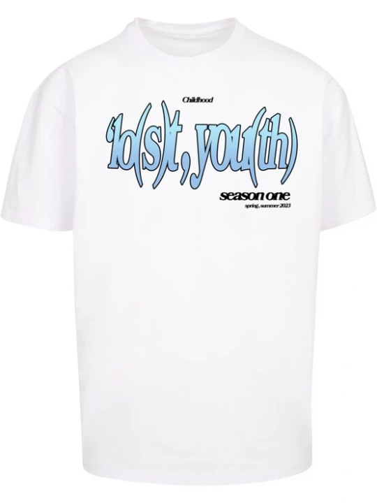 Obrázek produktu Lost Youth Tričko světlemodrá / černá / bílá