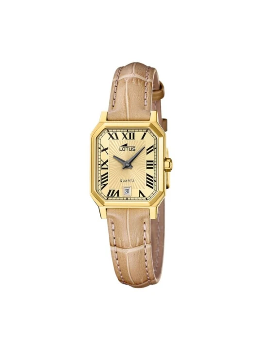 Obrázek produktu Lotus Analogové hodinky 'Date watch Square Series' zlatá