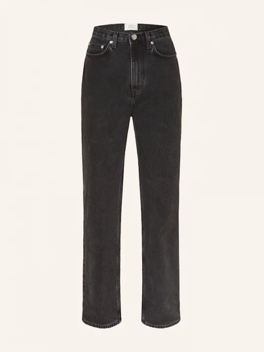 Obrázek produktu Loulou De Saison Straight Džíny Jude washed grey