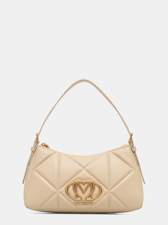 Obrázek produktu Love Moschino baguette kabelka dámská z imitace kůže béžová