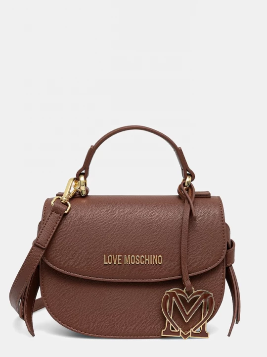 Obrázek produktu Love Moschino crossbody kabelka dámská z imitace kůže hnědá