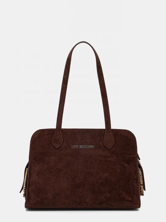 Obrázek produktu Love Moschino dámská z imitace semiše hnědá