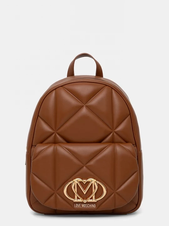 Obrázek produktu Love Moschino dámský batoh z imitace kůže hnědá