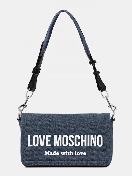 Obrázek produktu Love Moschino Džínová taška Love Moschino námořnická modř