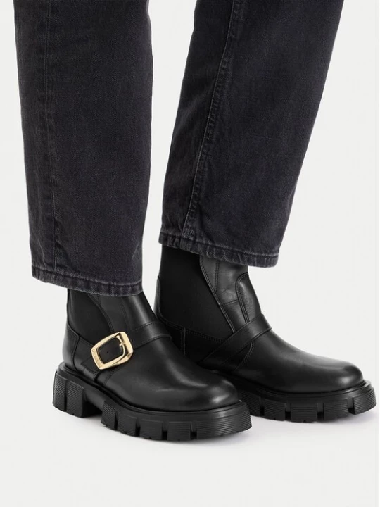 Obrázek produktu LOVE MOSCHINO Kotníková obuv s elastickým prvkem JA24105G1NIA000036 Černá