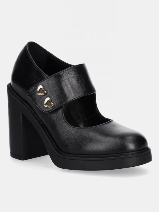 Obrázek produktu Love Moschino Kožené lodičky Love Moschino černá