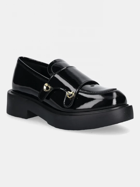 Obrázek produktu Love Moschino Kožené mokasíny Love Moschino černá