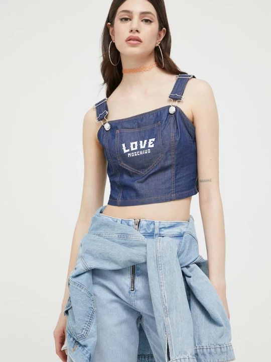 Obrázek produktu Love Moschino Mikina Love Moschino námořnická modř