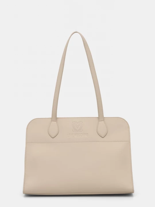 Obrázek produktu Love Moschino nákupní taška dámská z imitace kůže béžová
